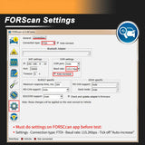 vLink FS ELM327 OBDII Diagnostic Tool FORScan USB Interface for Ford Mazda HS/MS-CAN Auto Switch