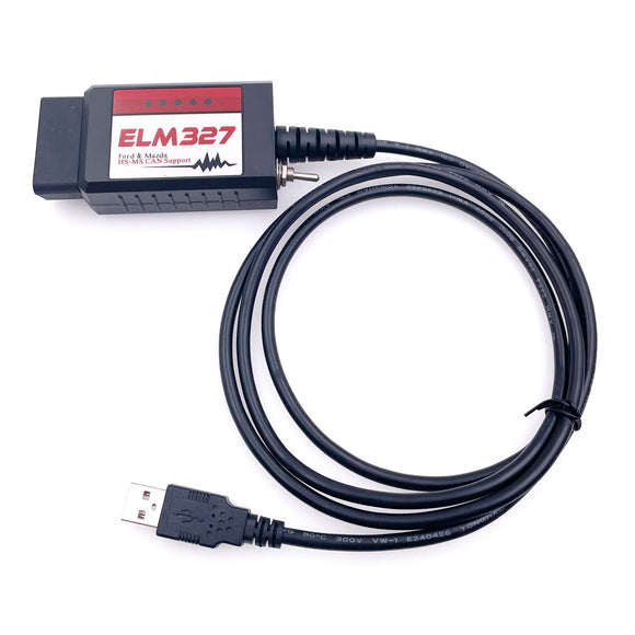 ELM327 USB Switch V1.5 HS MS CAN OBD2 Interface FORScan FT232RL For Ford Mazda Lincoln Mercury Coding  ELMconfig FoCCCus  F150 F250 F350 F450