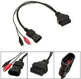 Fiat Alfa Romeo Lancia Connection OBD2 3 pin to 16 Pin Car Connector Diagnostic Tool Car Extension Cable Adaptor Detection